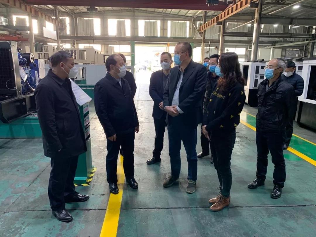 宁德市人大常委会主任金敏等一行莅临亚南集团开展复工调研1