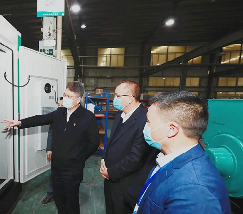 宁德市委书记郭锡文等一行莅临亚南集团开展储能微电网系统专题调研2